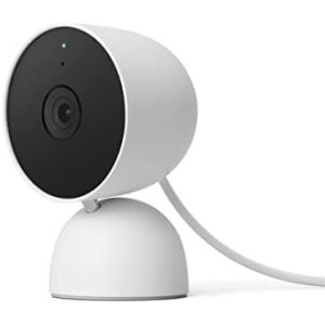 Google indoor Nest Security Cam 1080p (Wired) - 2nd Generation - Snow