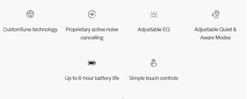 Bose QuietComfort Earbuds II, Wireless, Bluetooth, Proprietary Active Noise - Image 8