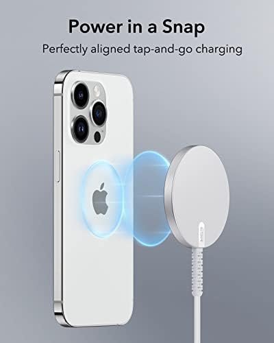 ESR HaloLock Mini Wireless Charger, MagSafe-Compatible Charger Compatible - Image 2