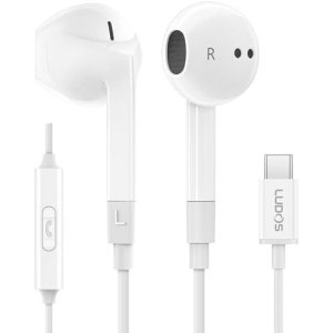 LUDOS FEROX USB C Headphones, 5 Years Warranty, USB-C Earbuds for iPhone 15 Pro