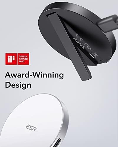ESR HaloLock Kickstand Wireless Charger, MagSafe-Compatible Charger for iPhone - Image 2