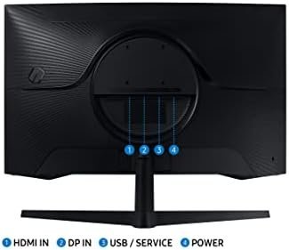 SAMSUNG 32" Odyssey G55A QHD 165Hz 1ms FreeSync Curved Gaming Monitor - Image 9
