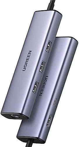 UGREEN Revodok 6-in-1 USB C Hub Gigabit USB C to Ethernet Adapter with 4K HDMI - Image 8