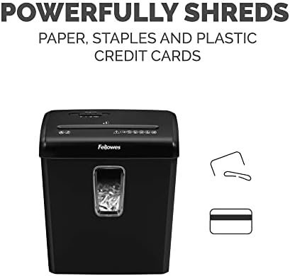 Fellowes PowerShred P-30C 6 Sheet Cross-Cut Deskside Paper Shredder for The Home - Image 3