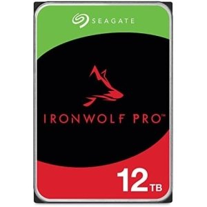 Seagate IronWolf Pro, 12 TB, Enterprise NAS Internal HDD –CMR 3.5 Inch, SATA 6