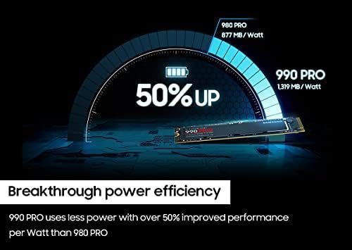 Samsung 990 PRO Series - 2TB PCIe Gen4. X4 NVMe 2.0c - M.2 Internal SSD - Image 3
