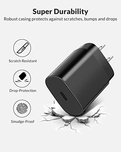 25W USB C Charger for iPhone 15/15 Pro Max, 2 Pack Super Fast Charger Block Type - Image 5