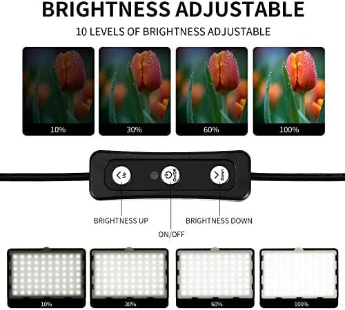 Photography Video Lighting Kit, LED Studio Streaming Lights W/70 Beads & Color - Image 2