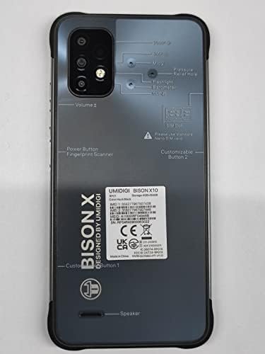 UMIDIGI Rugged Unlocked Smartphones, Bison X10 4G+64GB IP68/IP69K Waterproof - Image 7
