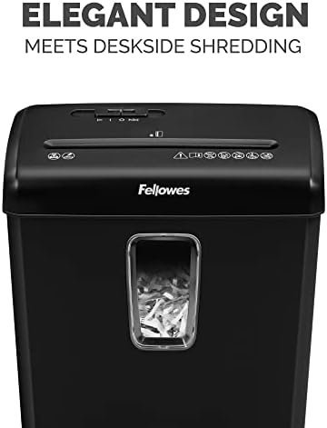 Fellowes PowerShred P-30C 6 Sheet Cross-Cut Deskside Paper Shredder for The Home - Image 6