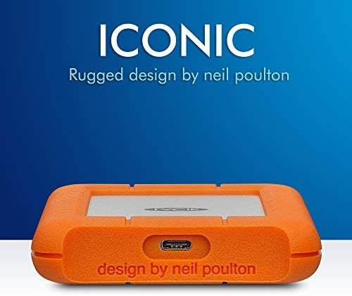 LaCie Rugged USB-C 5TB External Hard Drive Portable HDD – USB 3.0, Drop Shock - Image 5