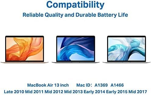 XINGLT Replacement Laptop Battery for Apple MacBook Air 13 inch A1466 - Image 4