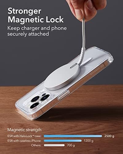 ESR HaloLock Mini Wireless Charger, MagSafe-Compatible Charger Compatible - Image 4