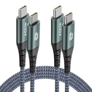 Naoeleii USB C to USB C Cable,100W Usbc to Usbc C Charger Cable Fast Charging