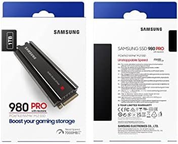 SAMSUNG 980 PRO SSD with Heatsink 2TB PCIe Gen 4 NVMe M.2 Internal Solid State - Image 3