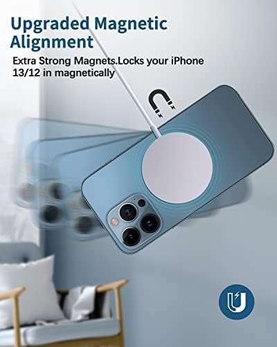 Magnetic Wireless Charger Mag-Safe Charger for iPhone 15/14/13/12 Series - Image 5