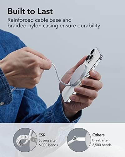 ESR HaloLock Mini Wireless Charger, MagSafe-Compatible Charger Compatible - Image 3