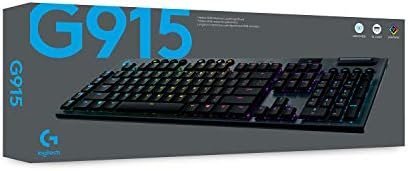 Logitech G915 Mechanical Gaming Keyboard, Low Profile GL Linear Key Switch - Image 8