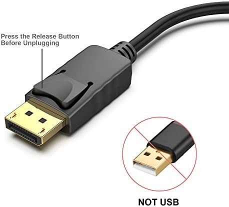 DisplayPort to HDMI, Benfei Gold-Plated DP Display Port to HDMI Adapter - Image 3
