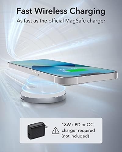 ESR HaloLock Kickstand Wireless Charger, MagSafe-Compatible Charger for iPhone - Image 4