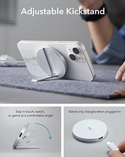 ESR HaloLock Kickstand Wireless Charger, MagSafe-Compatible Charger for iPhone - Image 5
