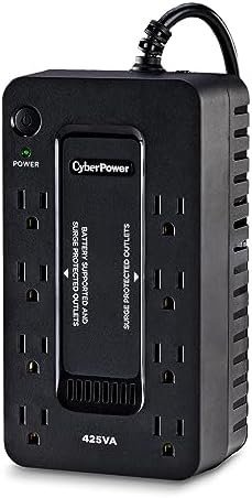CyberPower ST425 Standby UPS System, 425VA/260W, 8 Outlets, Compact, Black - Image 3