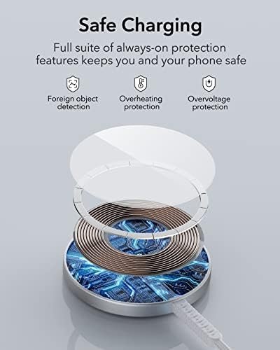 ESR HaloLock Mini Wireless Charger, MagSafe-Compatible Charger Compatible - Image 9