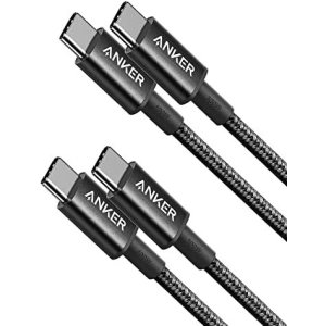 Anker USB C to USB C Cable (3.3ft 100W, 2Pack), USB 2.0 Type C Charging Cable