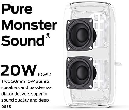 Monster S310 Bluetooth Speaker, Portable Bluetooth Speakers. 20W True Wireless - Image 2