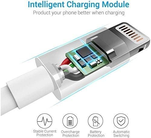 Lightning Cable MFi Certified - iPhone Charger 3Pack 6FT Lightning to USB A - Image 3