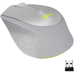 Logitech M330 SILENT PLUS Wireless Mouse, 2.4GHz with USB Nano Receiver