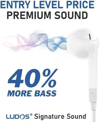 LUDOS FEROX USB C Headphones, 5 Years Warranty, USB-C Earbuds for iPhone 15 Pro - Image 3