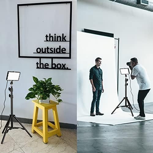 Photography Video Lighting Kit, LED Studio Streaming Lights W/70 Beads & Color - Image 8