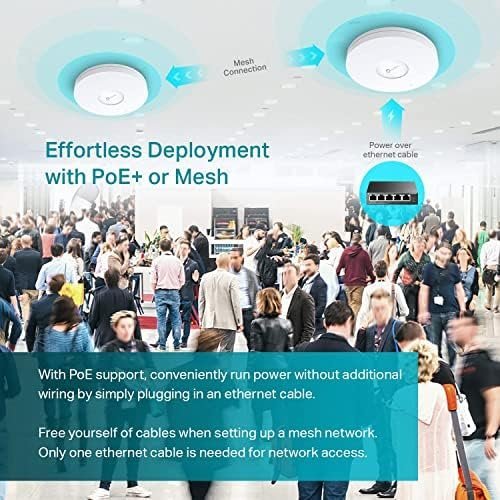 TP-Link EAP670 | Omada WiFi 6 AX5400 Wireless 2.5G Ceiling Mount Access Point - Image 3