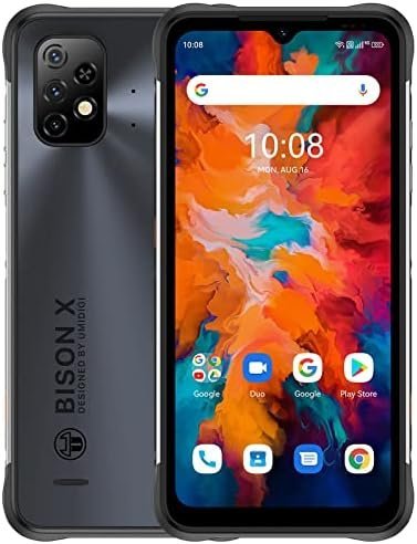 UMIDIGI Rugged Unlocked Smartphones, Bison X10 4G+64GB IP68/IP69K Waterproof