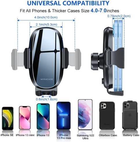 Miracase Upgraded-2nd Generation Universal Phone Holder for Car, Air Vent Car - Image 4