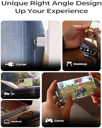 AINOPE USB C to USB C Cable 100W 2-Pack 6.6FT, Durable USBC to USBC Cable Cord - Image 6