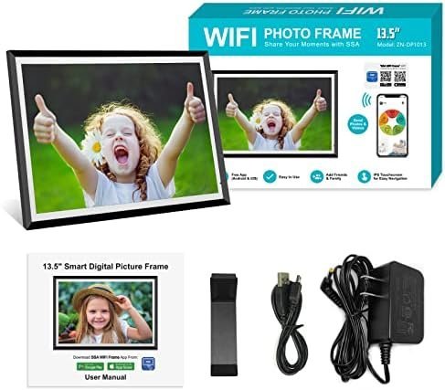32GB 13.5 Inch Wi-Fi Digital Picture Frame with 3K IPS LCD Touch Screen - Image 9