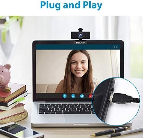 NexiGo N60 1080P Webcam with Microphone, Adjustable FOV, Zoom, Software Control - Image 5