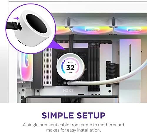 NZXT Kraken Elite RGB 360 - RL-KR36E-W1 - 360mm AIO CPU Liquid Cooler - Image 6