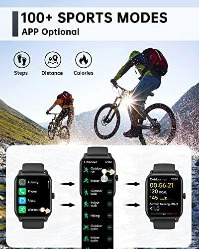 Smart Watch for Men Women, Answer Make Call, Alexa Built-in, 1.8" Touch Screen - Image 5