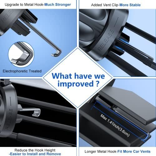 Miracase Upgraded-2nd Generation Universal Phone Holder for Car, Air Vent Car - Image 7