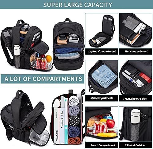 Extra Large Backpack for Men 50L, Insulated Cooler Lunch Box Backpack, 17inch - Image 3