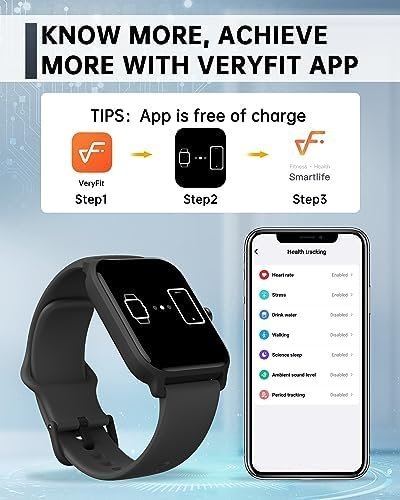 Smart Watch for Men Women, Answer Make Call, Alexa Built-in, 1.8" Touch Screen - Image 9